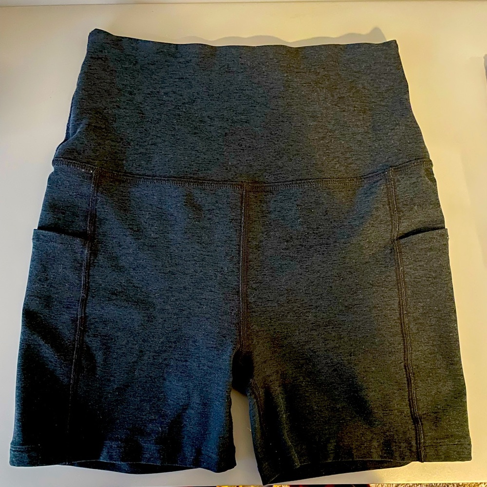 Beyond yoga spacedye bike shorts